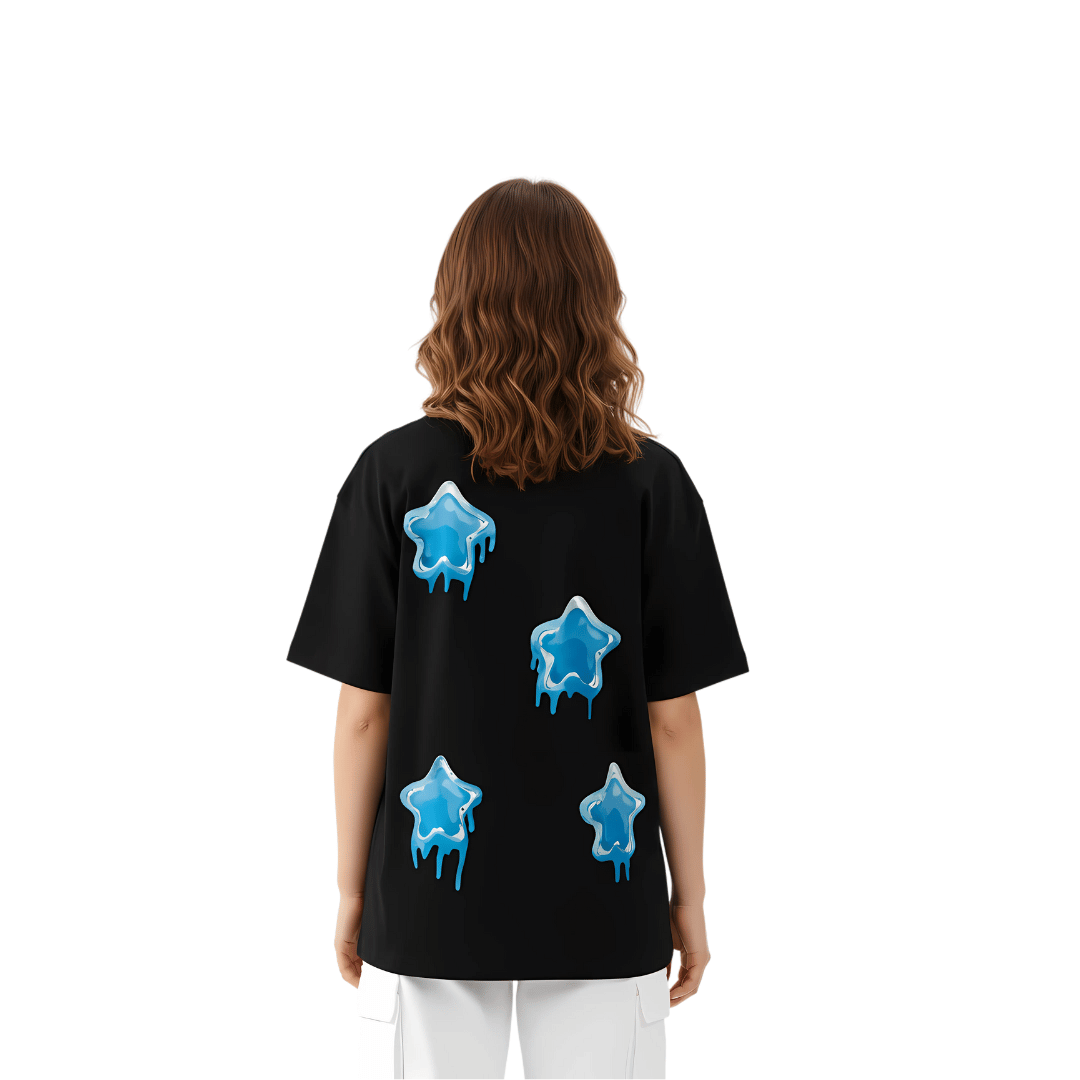 Blue Nova T-Shirt: Cosmic Elegance Collection - Image 4
