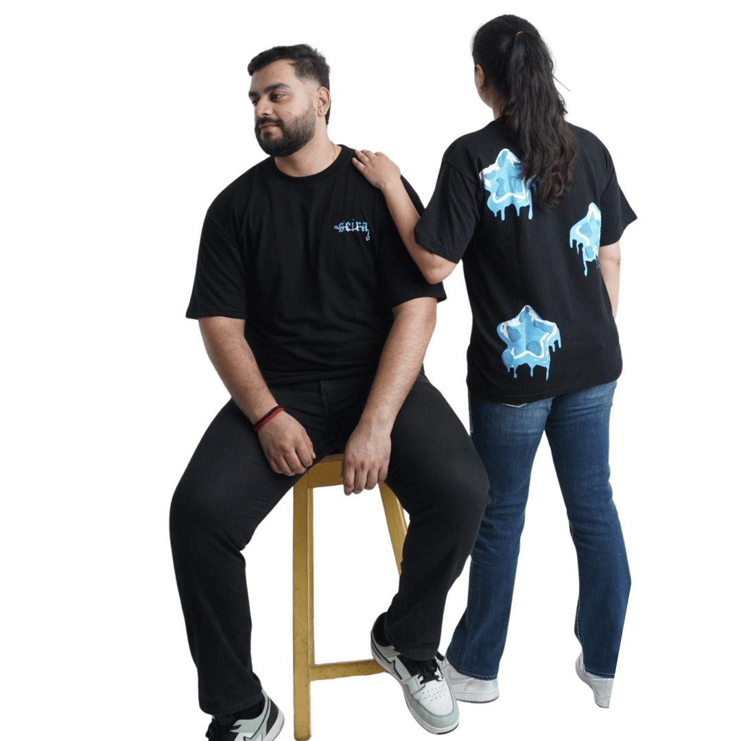 Blue Nova T-Shirt: Cosmic Elegance Collection - Image 5